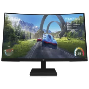 HP X32c - Monitor Gaming de 32" Full HD (1920 x 1080 a 165Hz, VA, 1ms, Curvatura 1500R, AMD Freesync Premium, Low Blue Light, Antirreflectante, Altura ajustable, Compatible con consolas) Negro